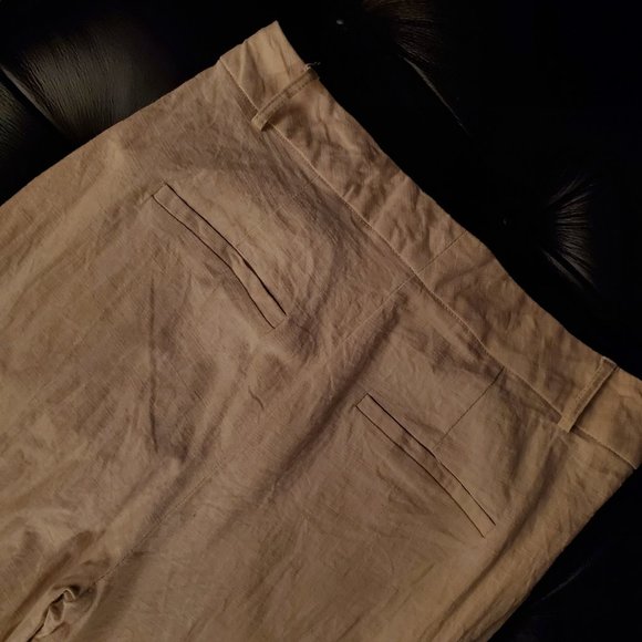 NASTY GAL Tapered Linen Pants - Picture 5 of 5